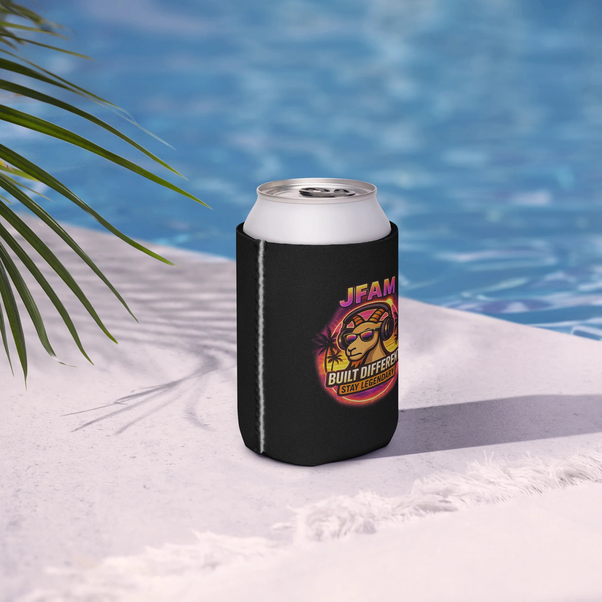 Legendary Beach Goat Coozie Can Cooler product image (7)