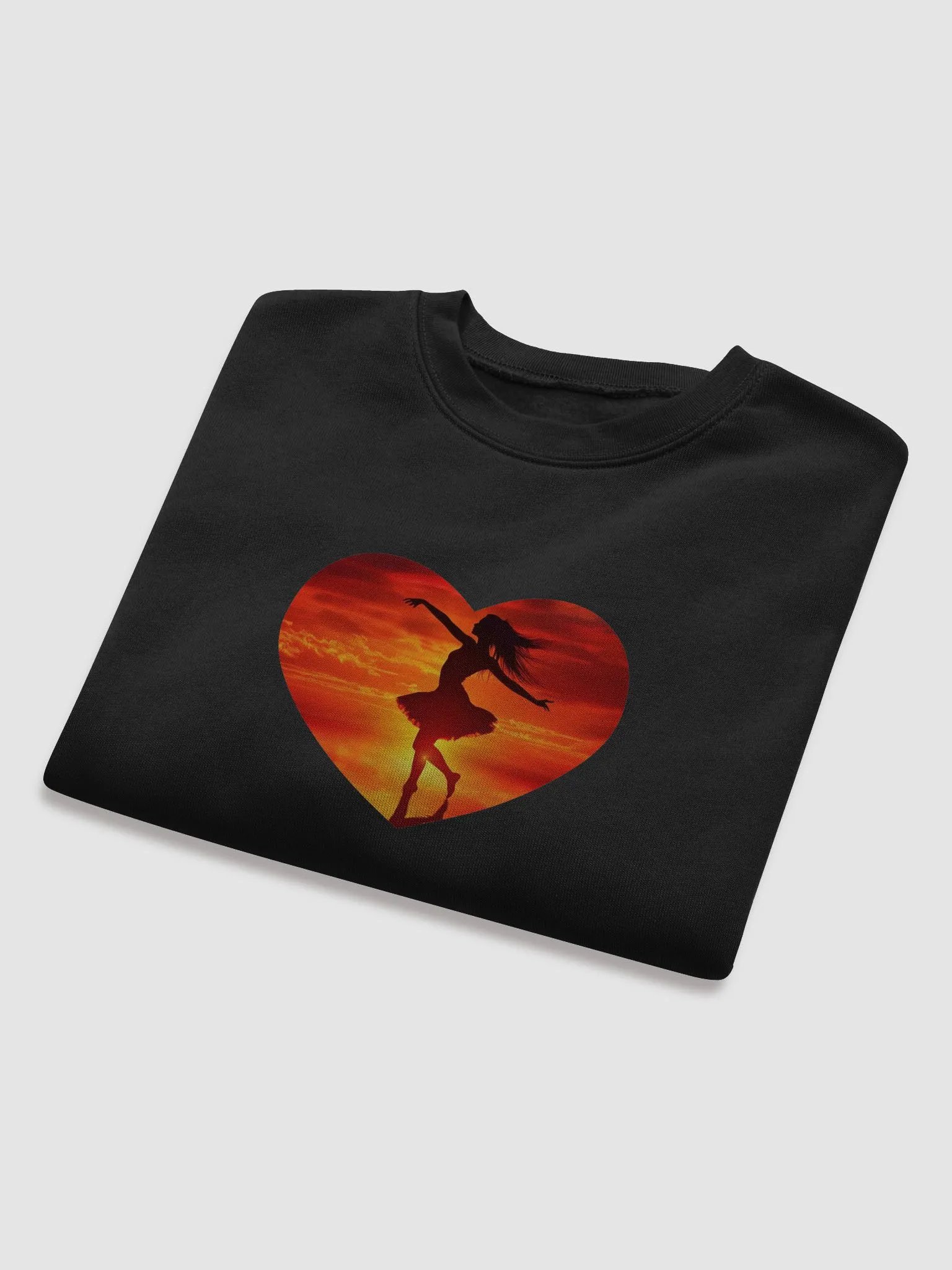 Sunset Dance Crop Top Sweatshirt product image (8)