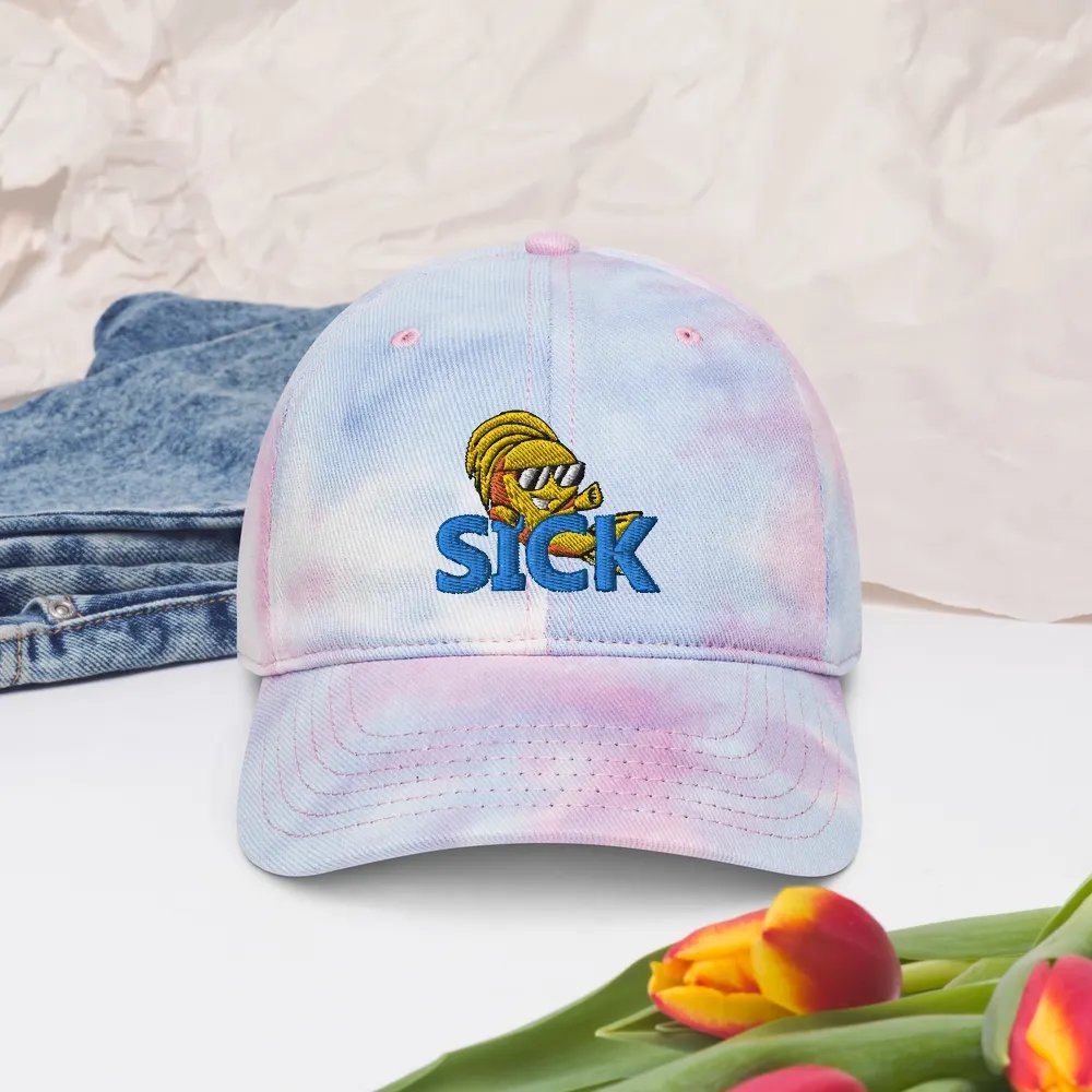 Sick Fish Tie-Dye Baseball Cap product image (5)