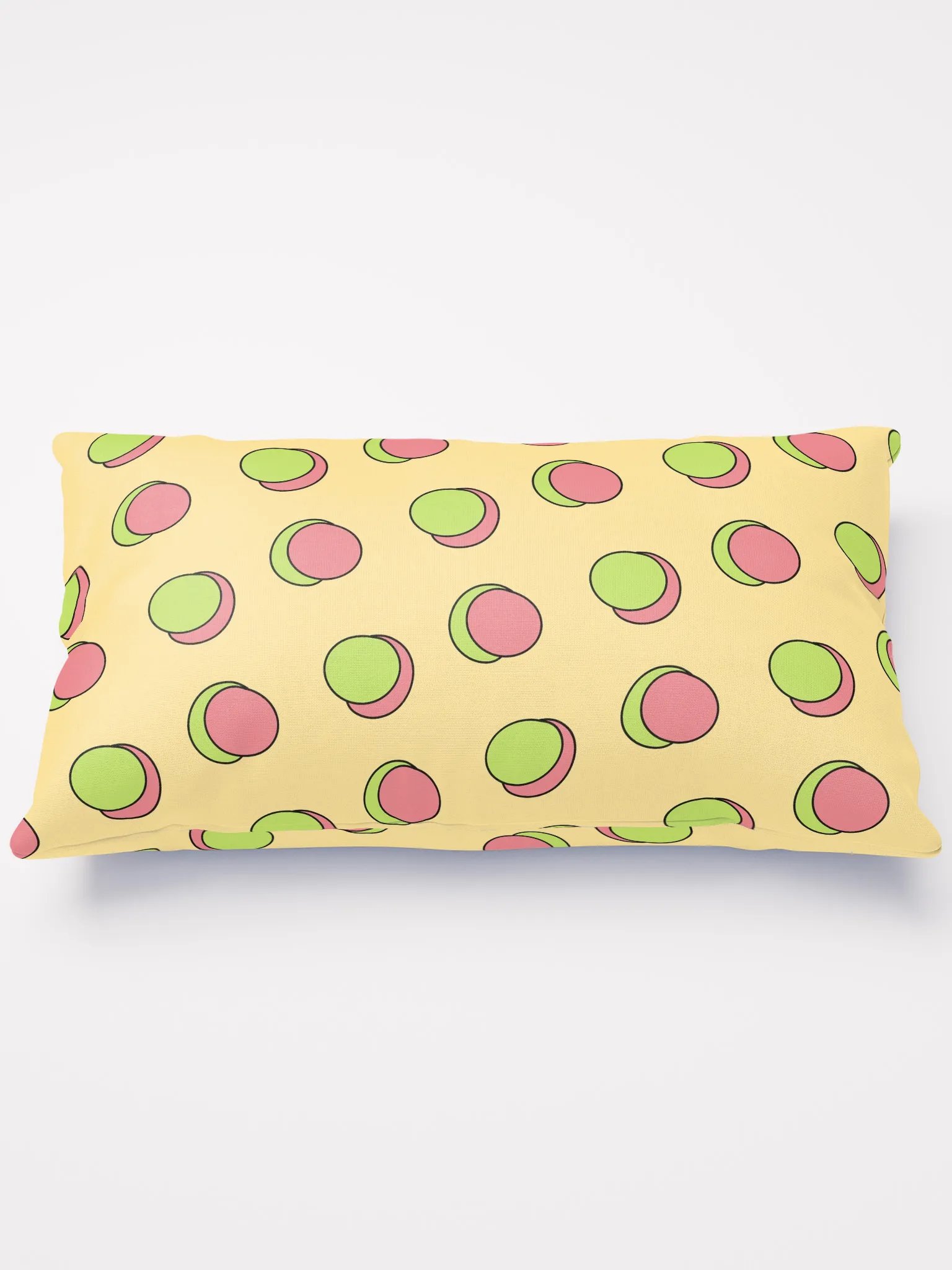 Modern Memphis Throw Pillow - Yellow product image (1)