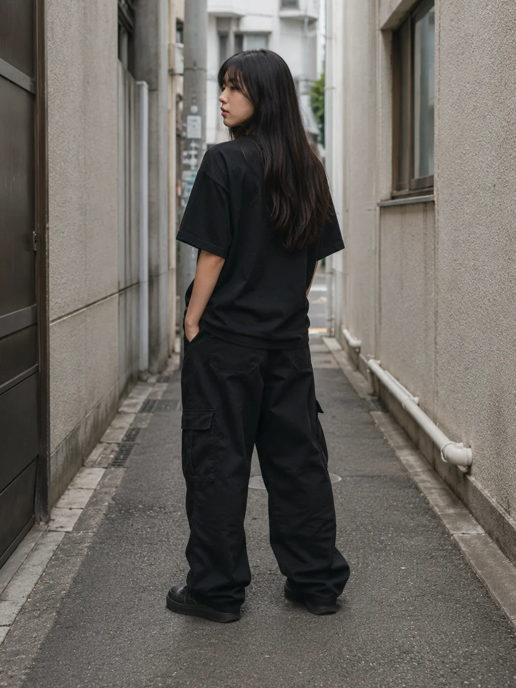 NOT A BIG FAN (BIG PRINT) - T-shirt. black vers. product image (4)