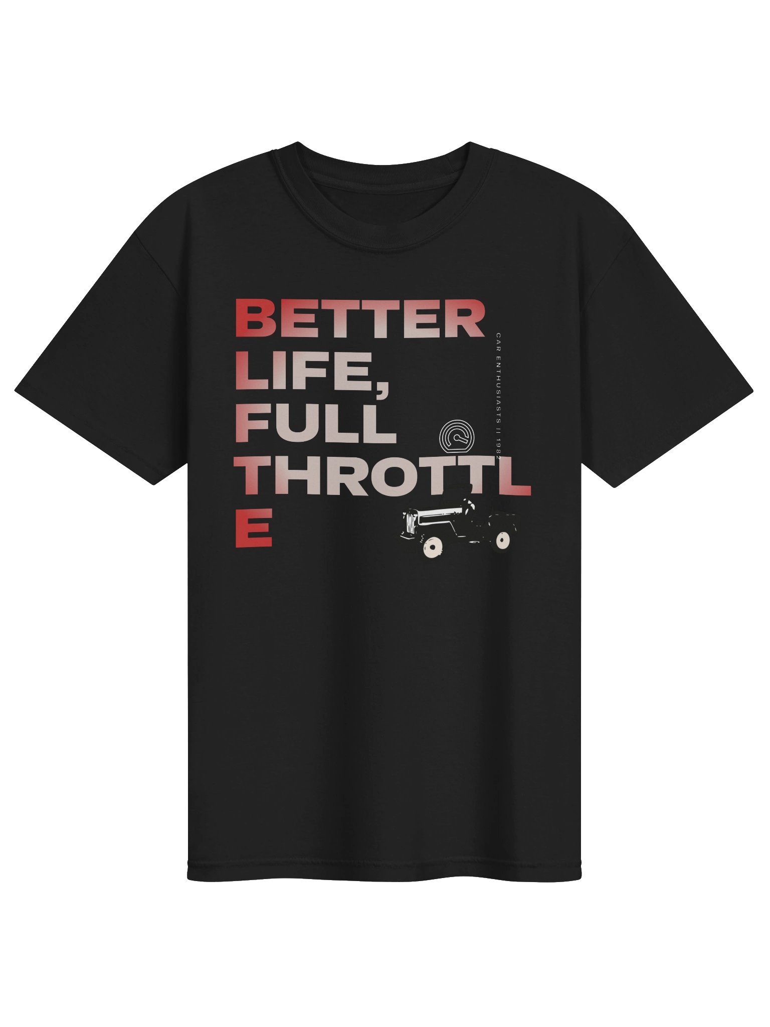 Better Life Full Throttle Jeep Tee product image (12)