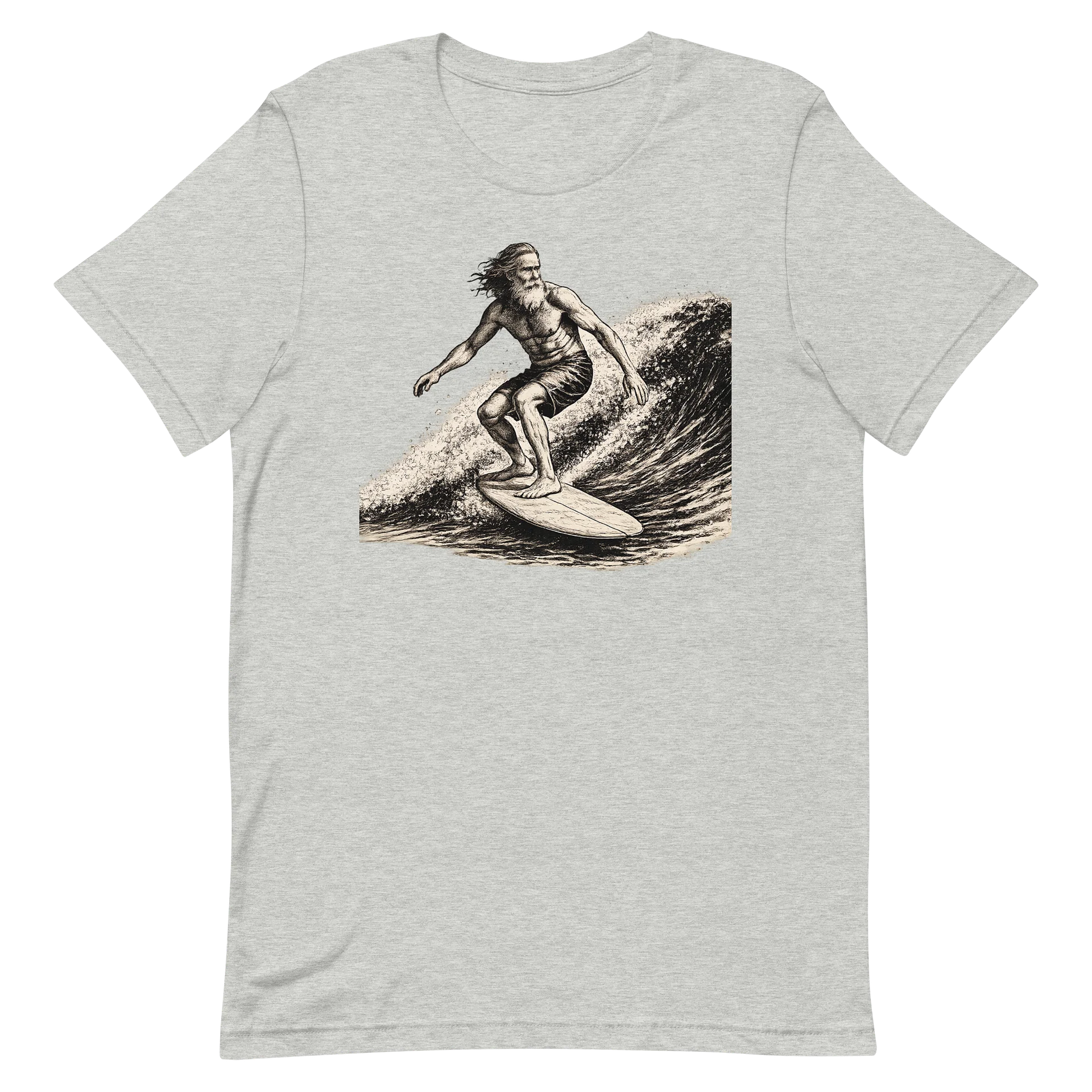 Bearded Surfer Wave Ride Tee product image (44)