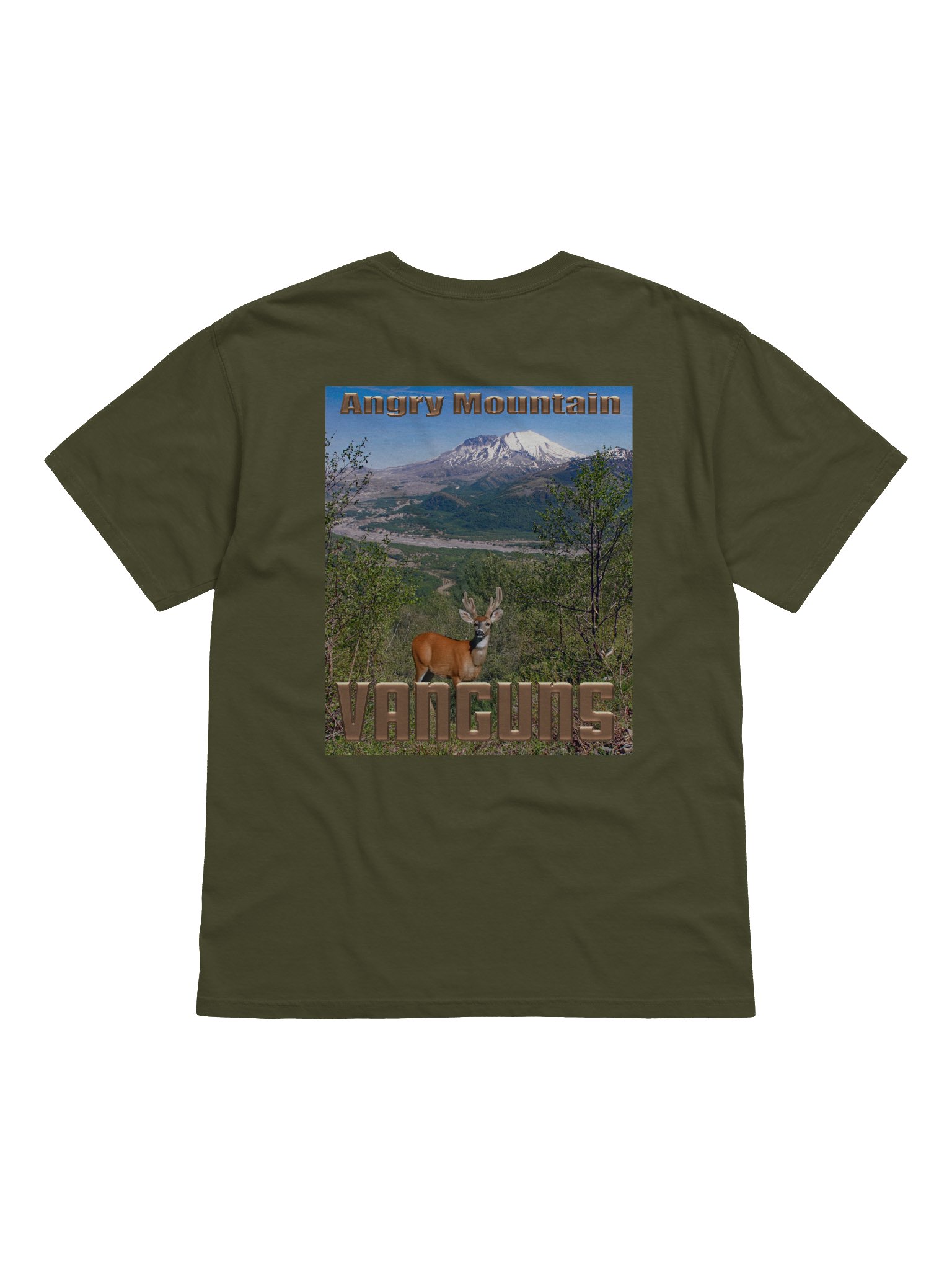 VANGUNS Angry Mountain Premium Tee product image (6)