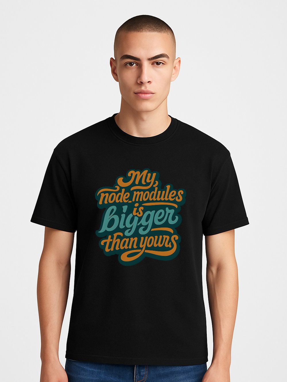 my node_modules is bigger than yours t-shirt product image (113)