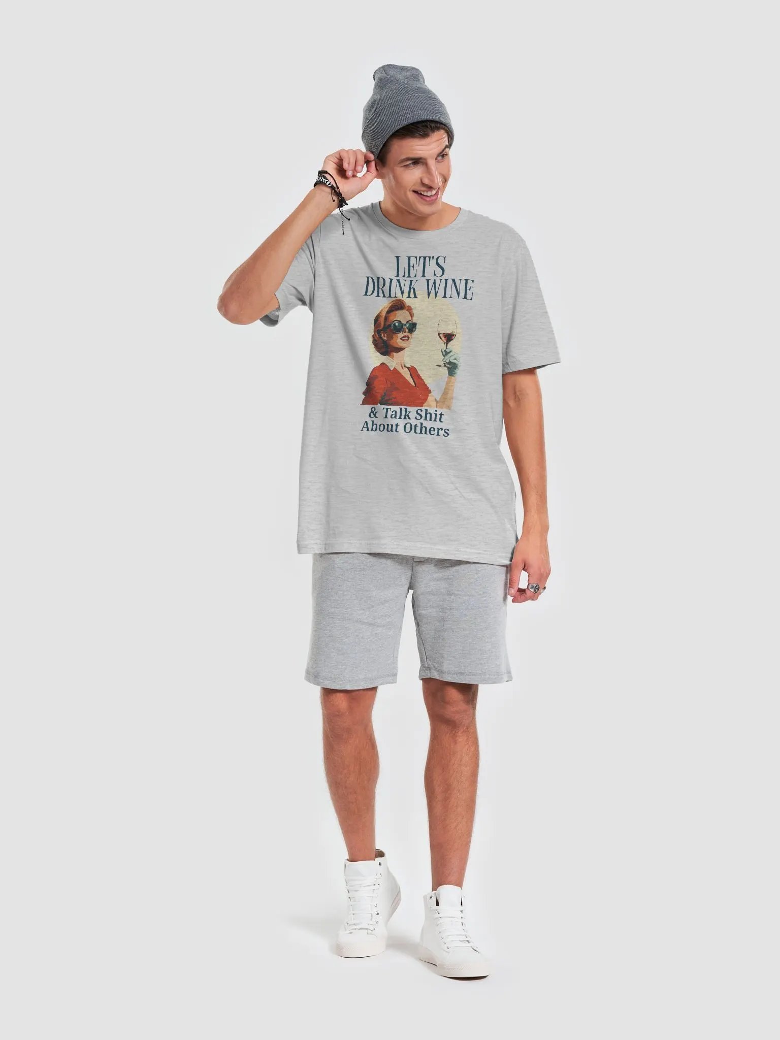 Let's Drink Wine & Talk Shit About Others Funny Wine Friends Shirt product image (35)