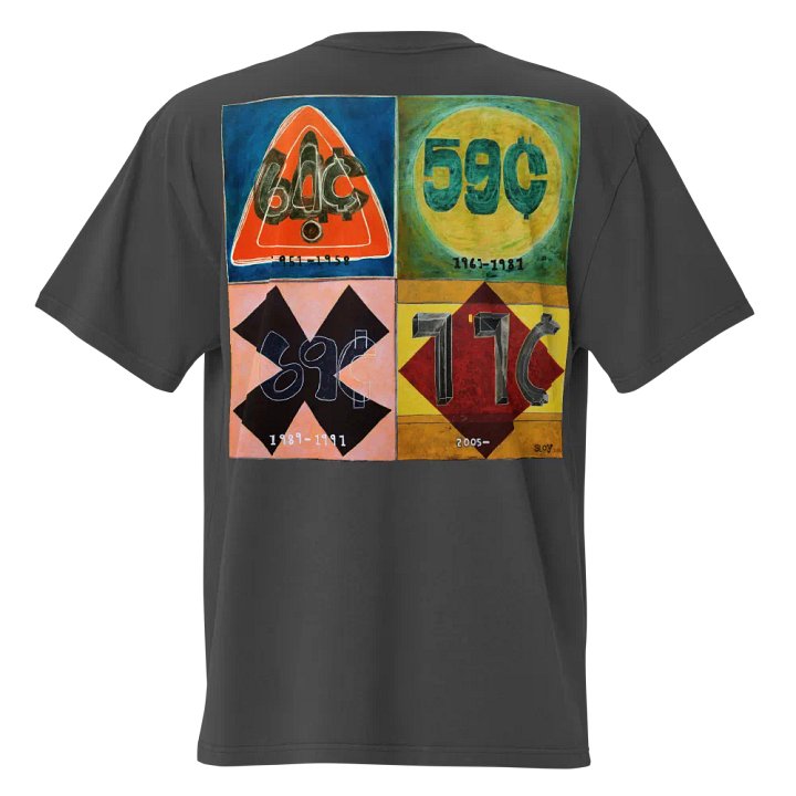 What Women Make Premium Oversized Faded T-Shirt (back-side print) product image (1)