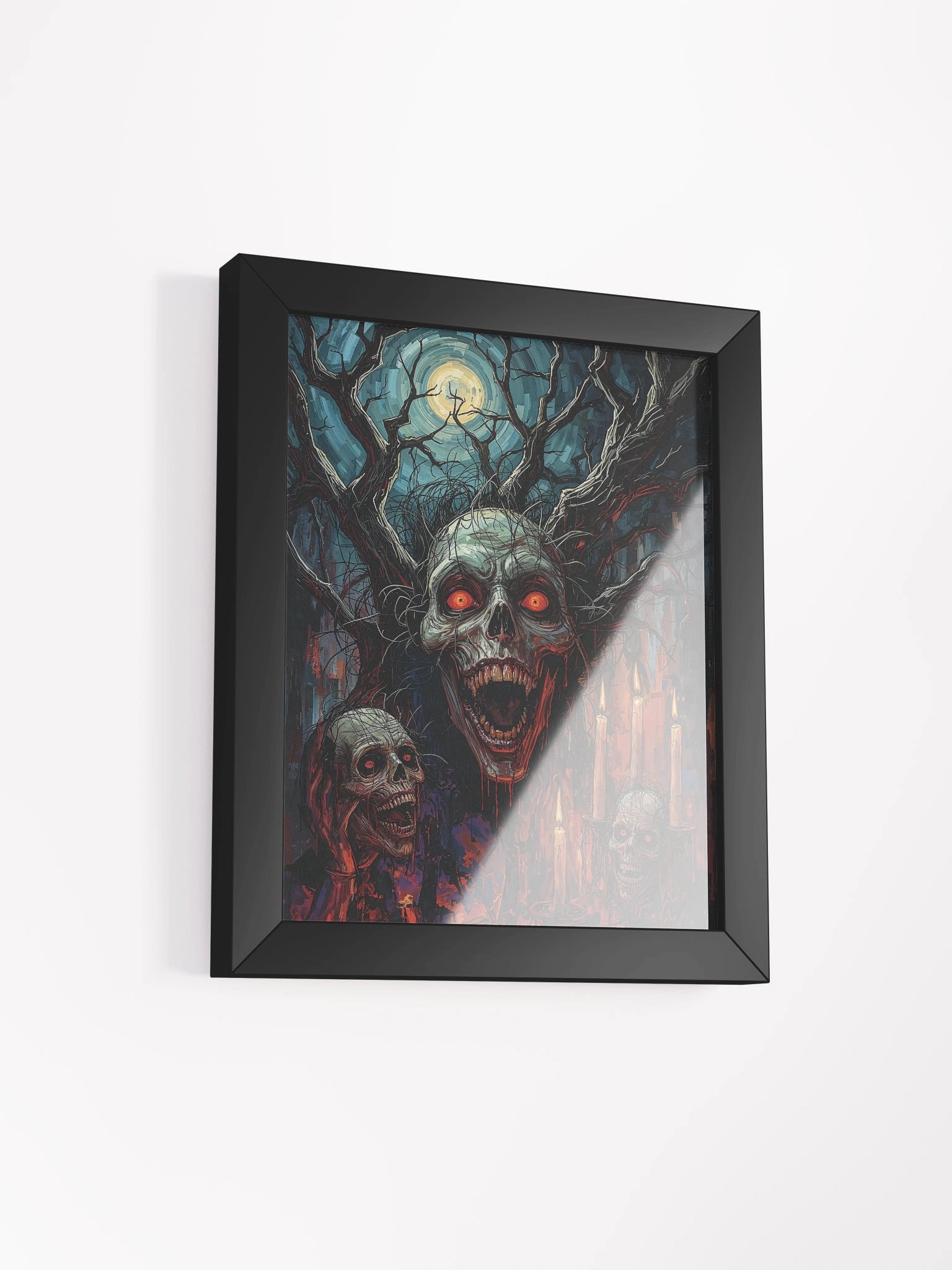 Screams Beneath the Moon Framed Print product image (8)