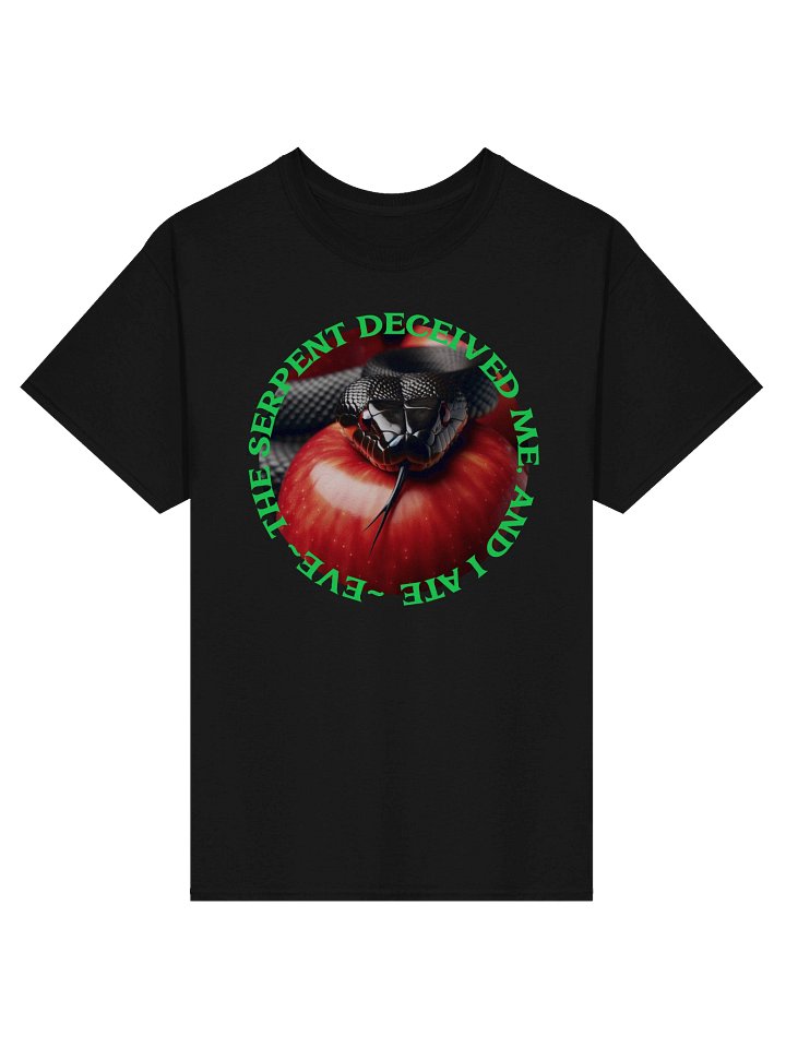 Serpent Deceived Me T-Shirt, Adam & Eve, Garden Genesis Bible Verse Tee product image (1)
