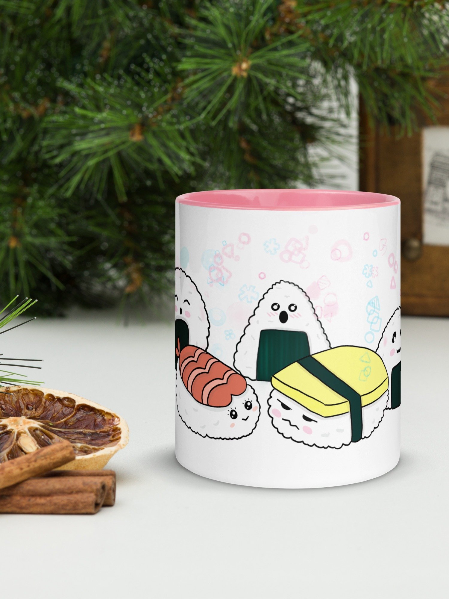 Smiling Onigiri Mug product image (3)