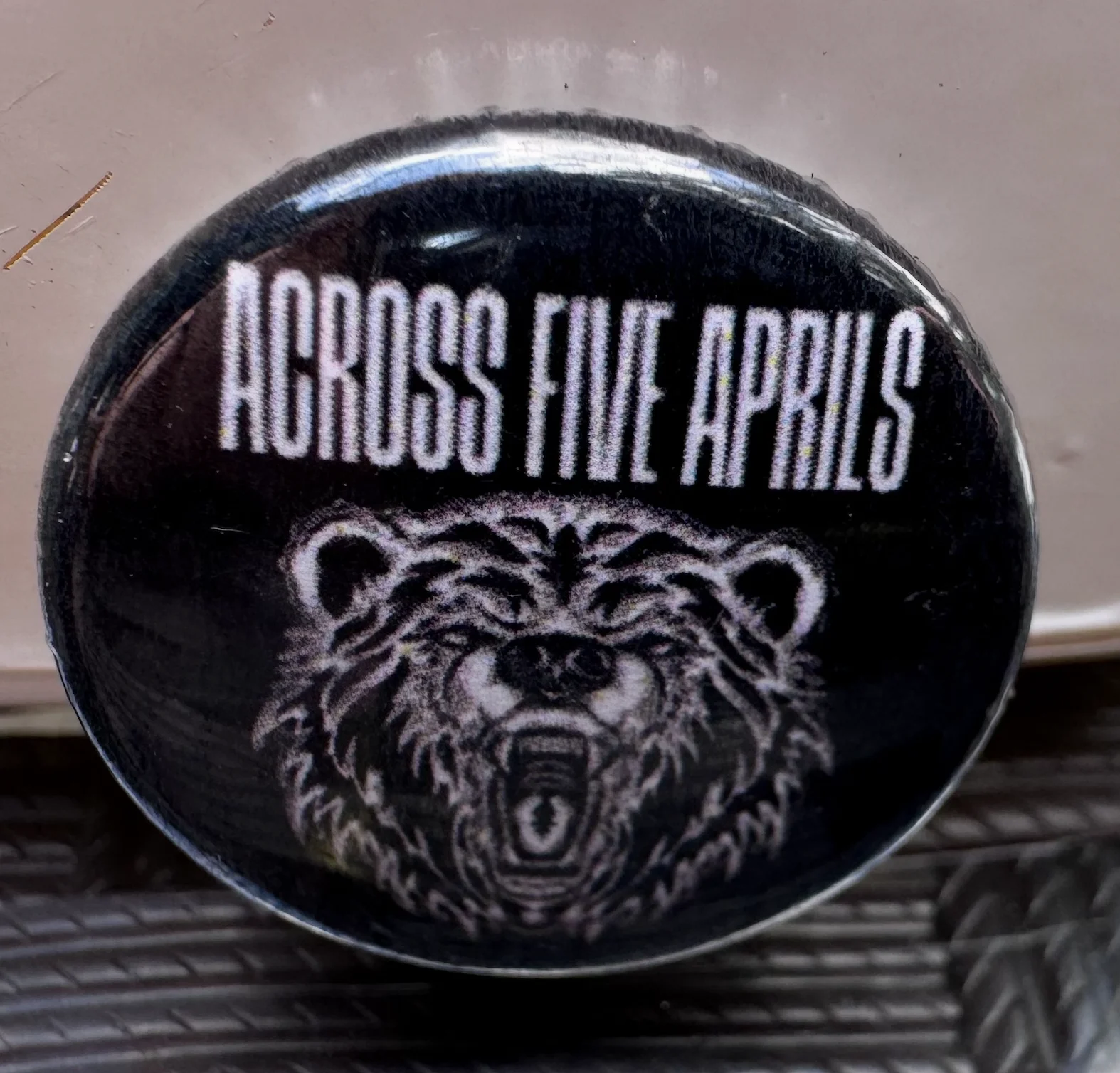 Across Five Aprils: Bear 1" Button product image (1)