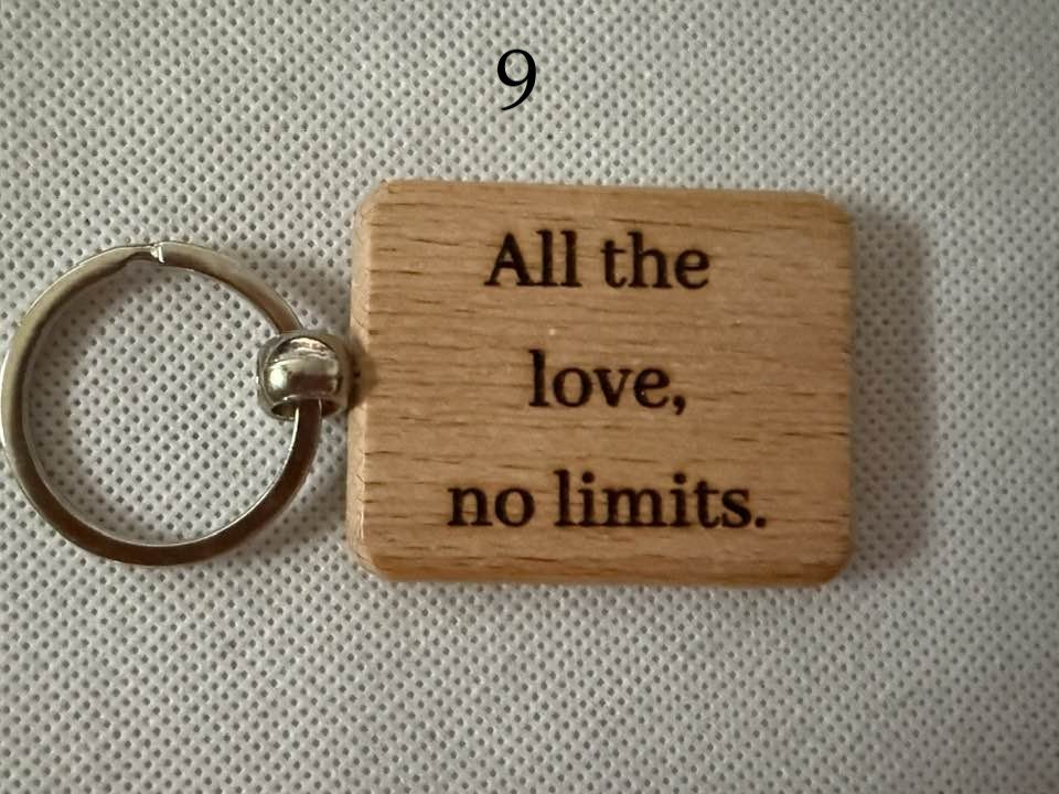 LGBTQ+ Wooden Engraved Keychains | Pride, Love & Identity Designs | Handmade & Meaningful (1) product image (9)
