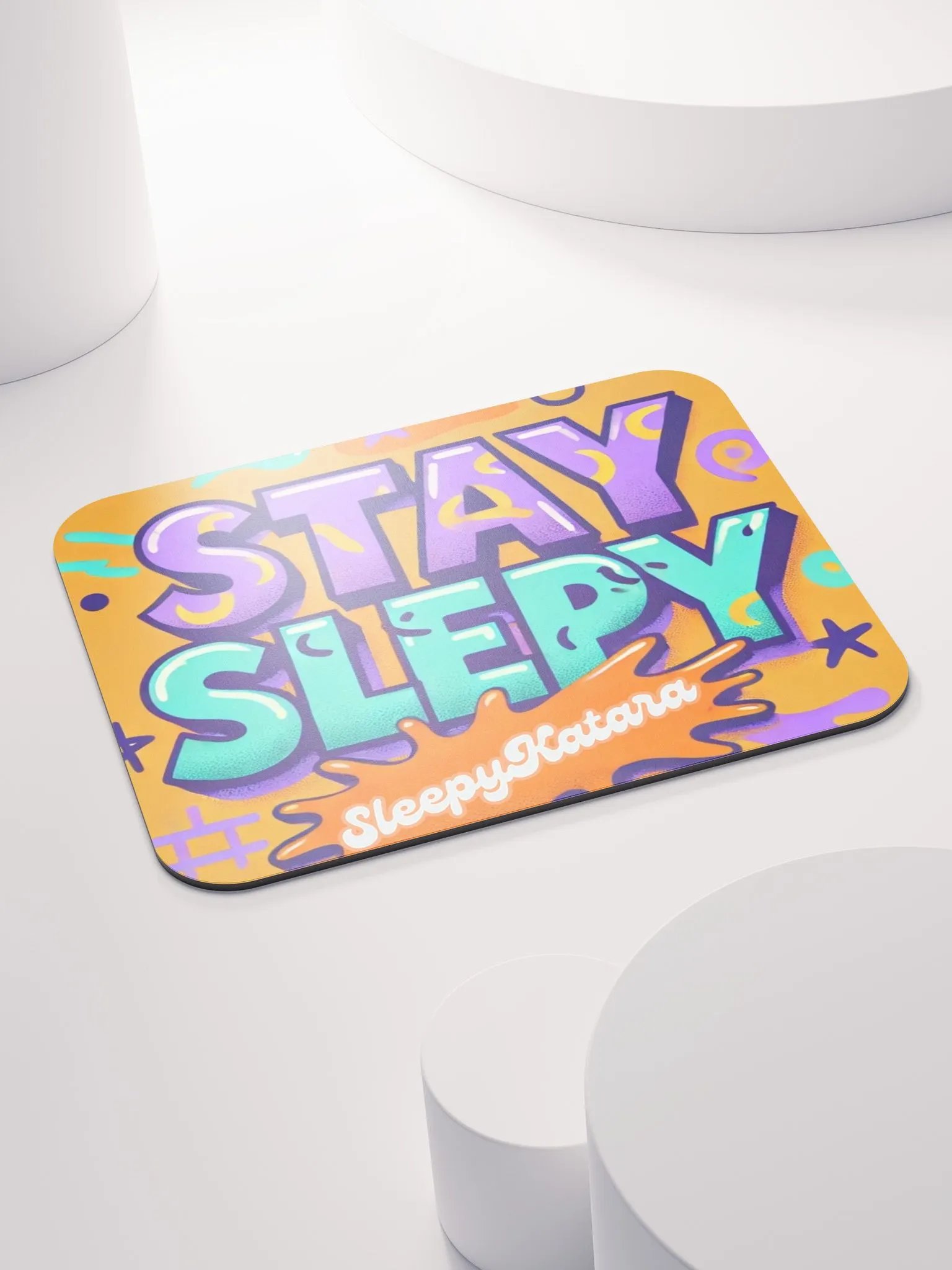 Stay Sleepy Splat Mousepad product image (5)