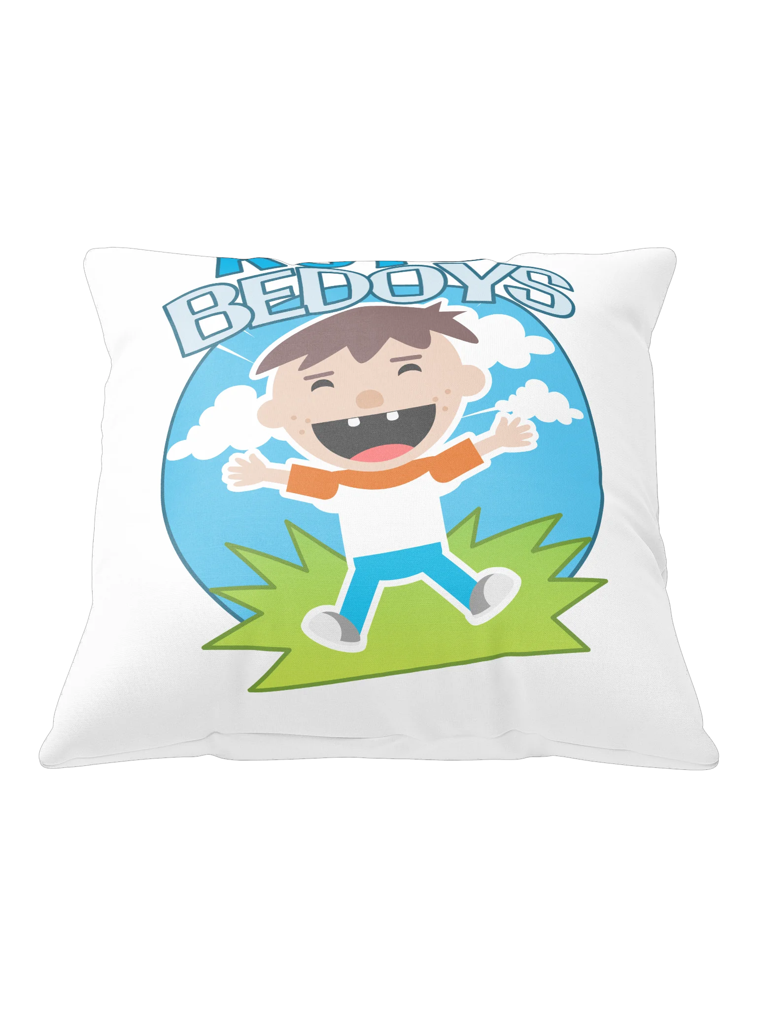 Roys Bedoys Jump for Joy Pillow product image (1)