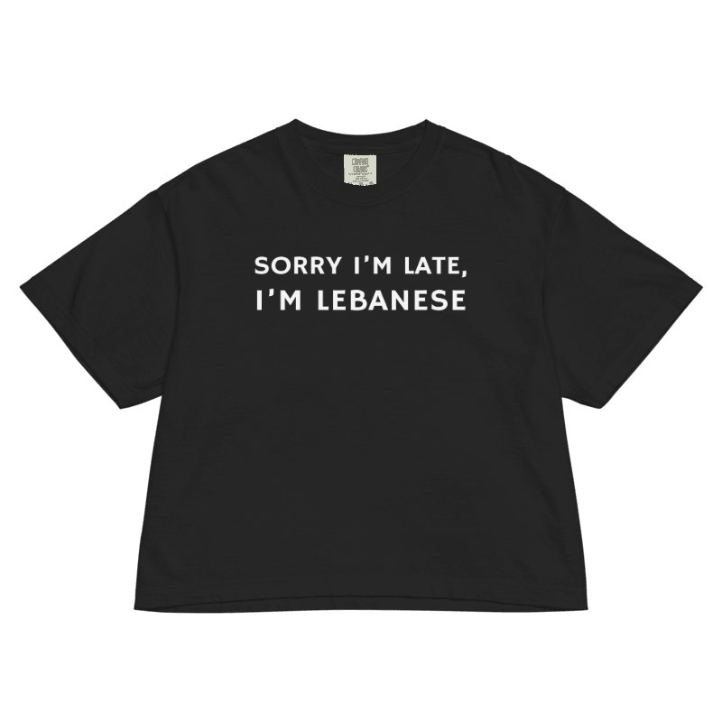 Sorry I'm Lebanese Women's Boxy T-shirt product image (1)