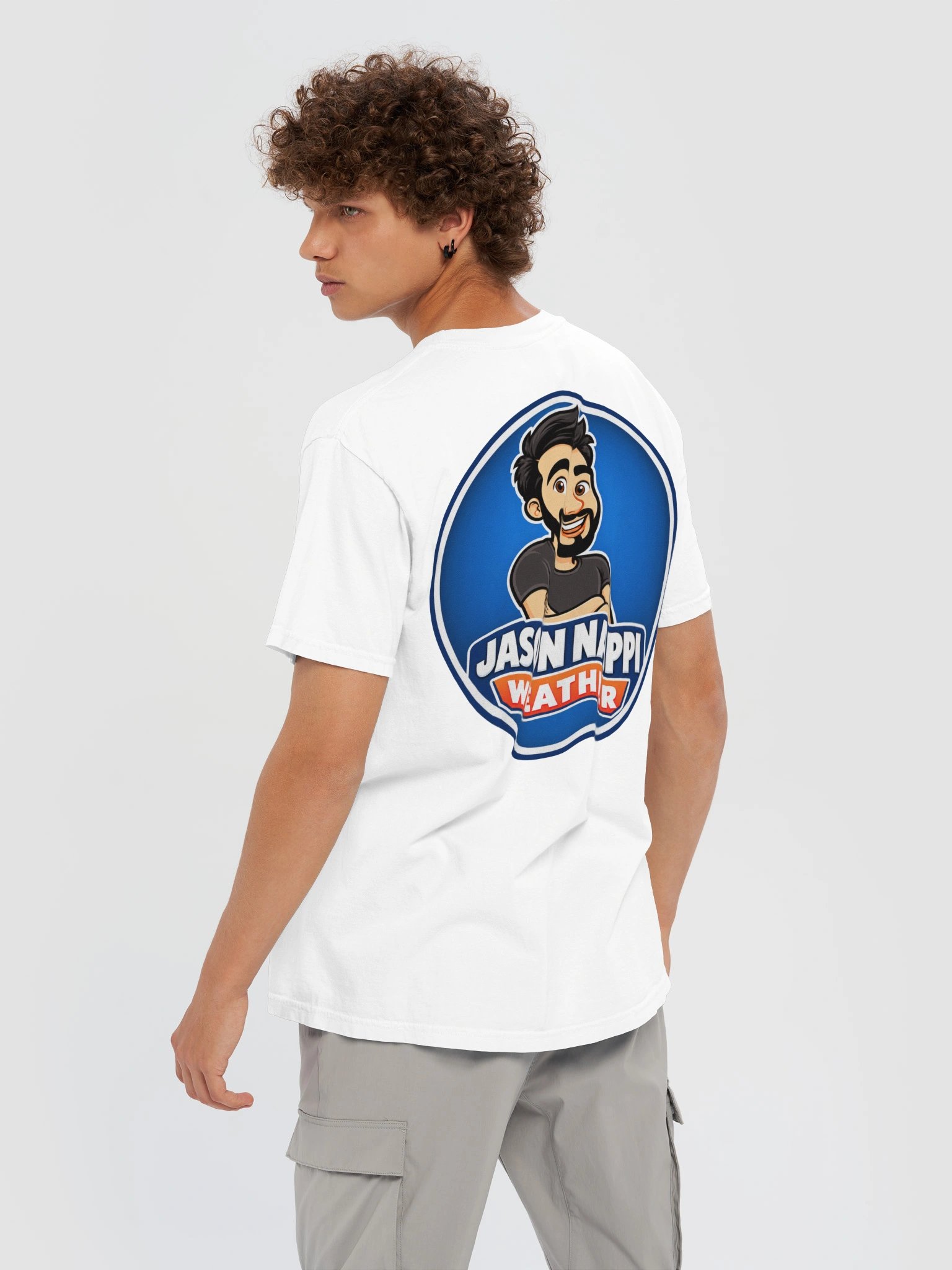 Jason Nappi Weather Signature Logo Tee White product image (6)
