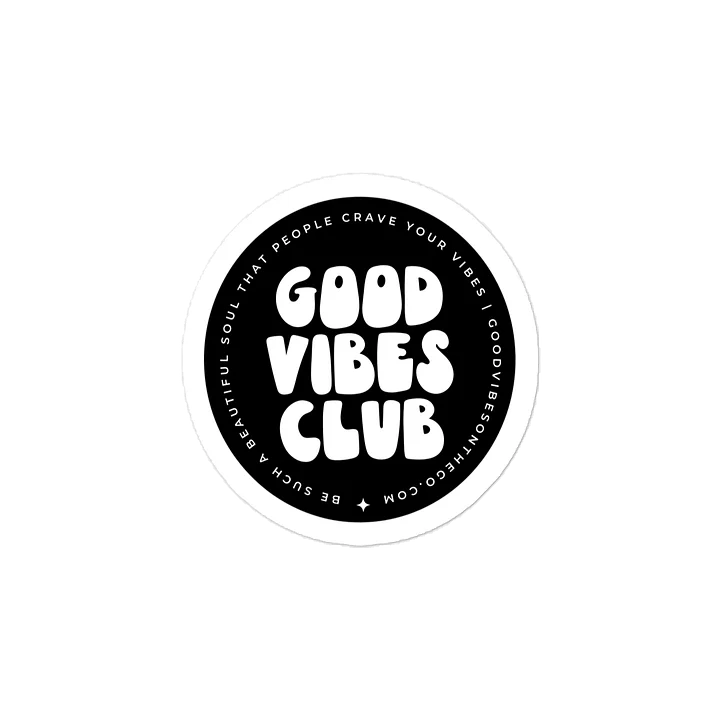 Good Vibes Club Sticker product image (2)