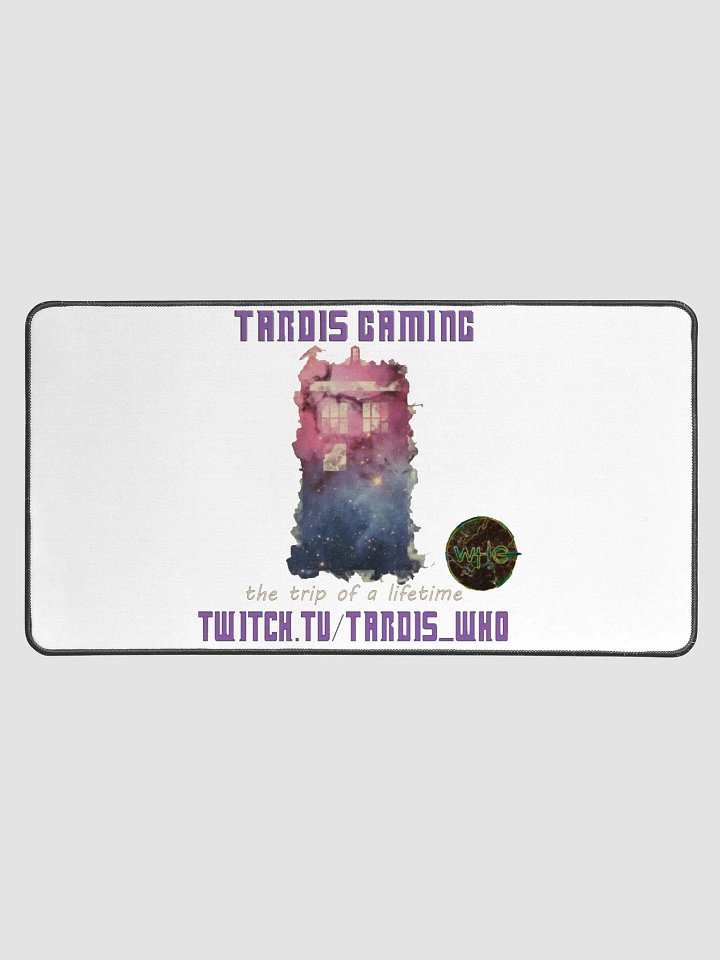 White Tardis Mouse Mat product image (2)