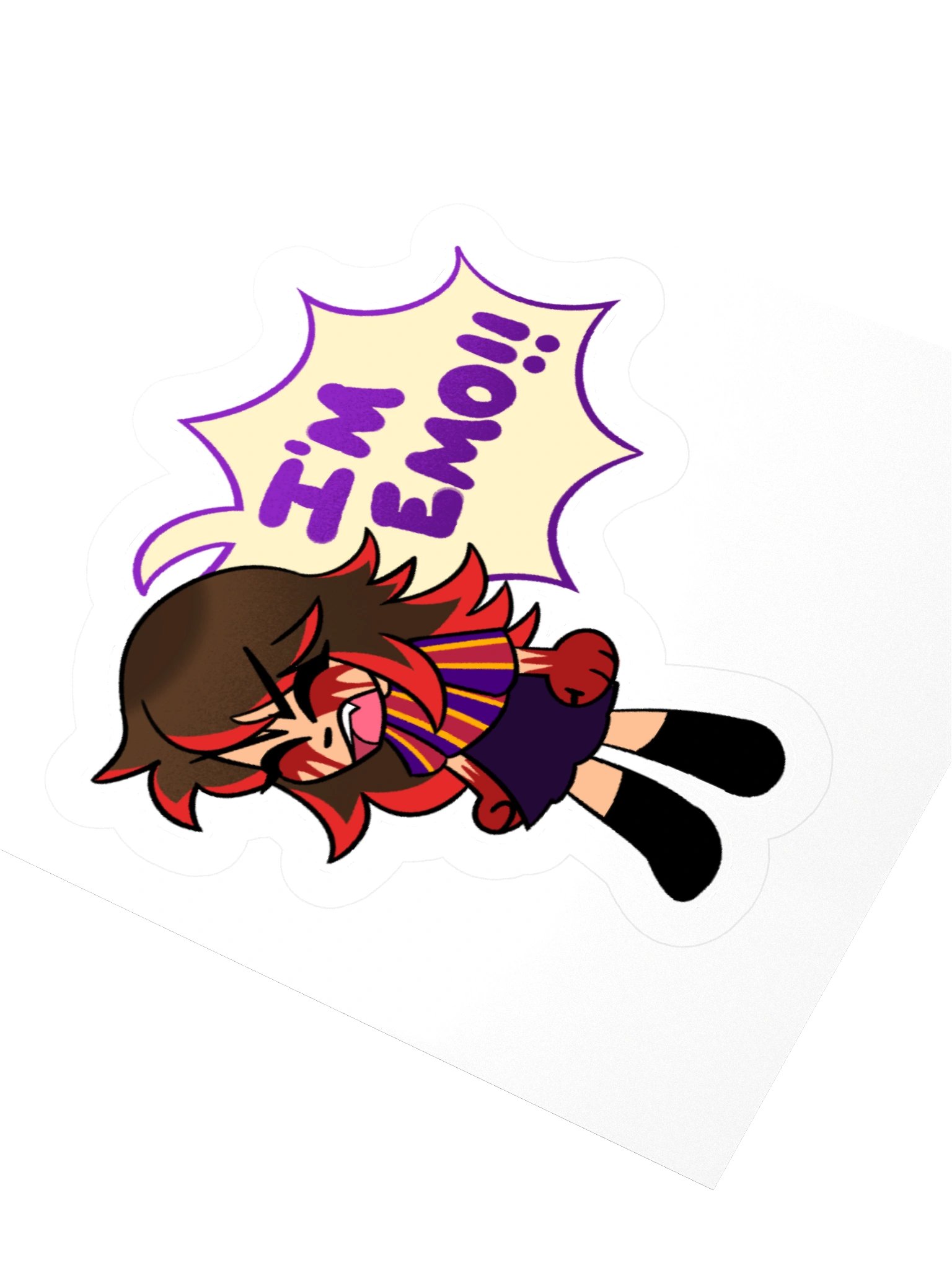 Dee Dee "I'M EMO" Sticker product image (3)