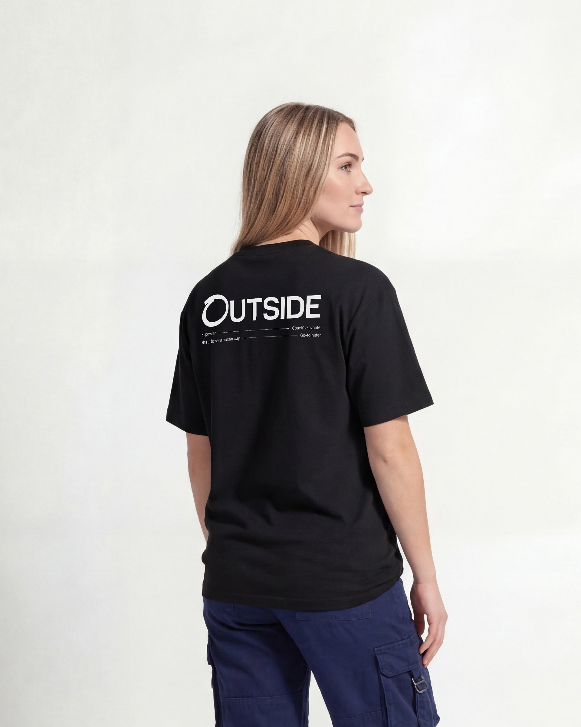 Outside Oversize Tee — Black product image (5)