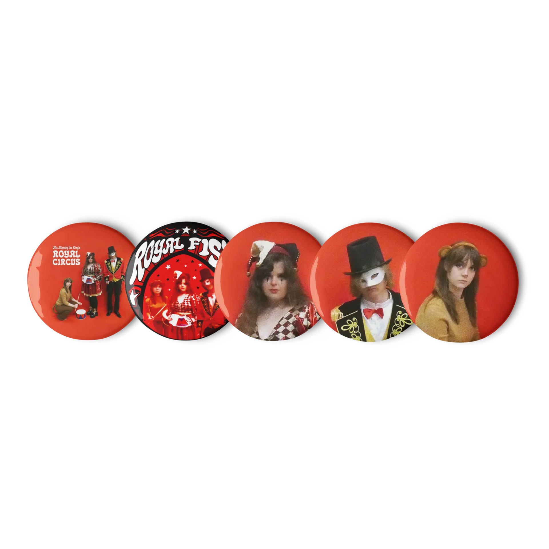 His Majesty's Button Pin Set product image (1)