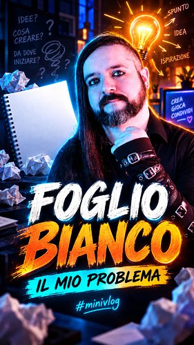 Il mio PROBLEMA col FOGLIO BIANCO. ▶ #minivlog