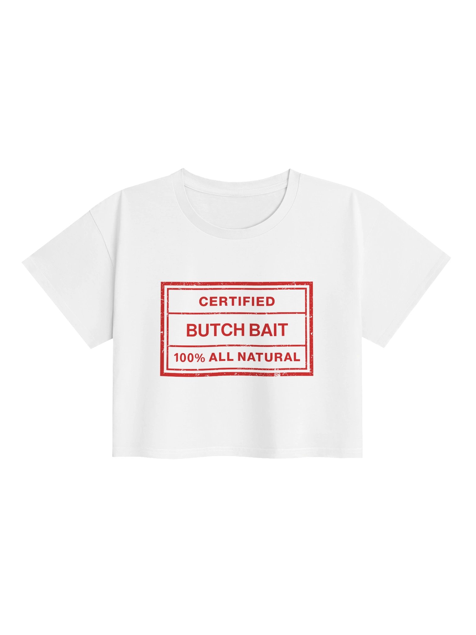 Certified Butch Bait Crop Top (red) product image (21)