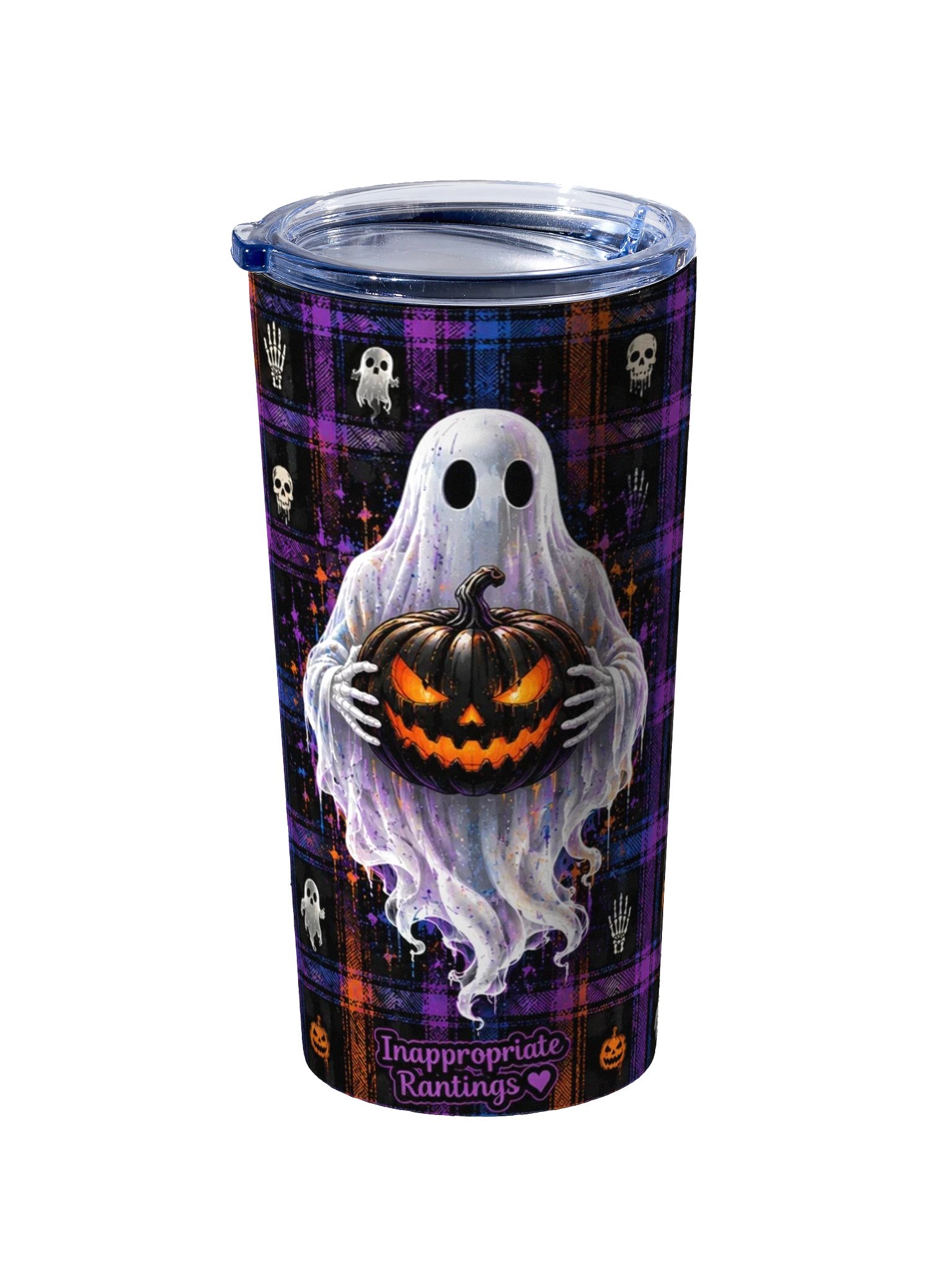 Nightmare Plaid Tumbler 20oz product image (2)