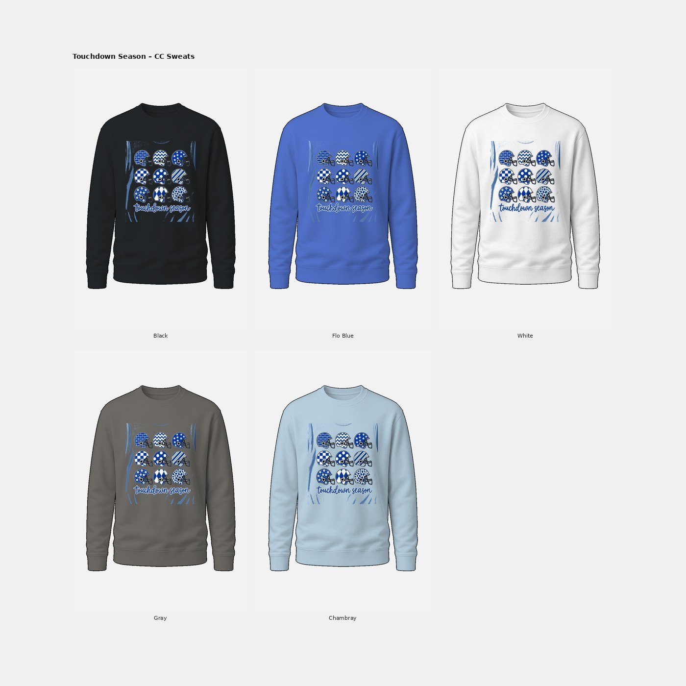 Repeated HelmetsComfort Colors Sweatshirt product image (5)