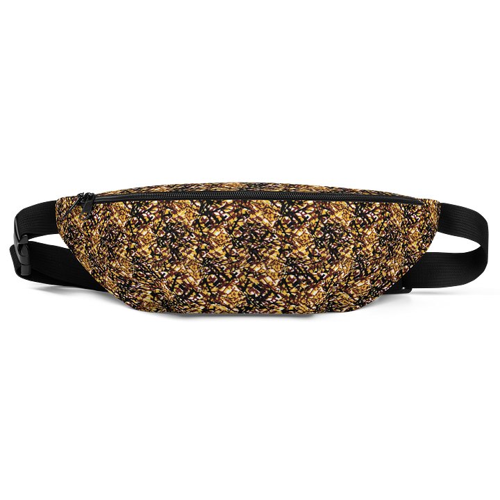 Waist Bag Yellow Plush Danish Style Pattern product image (1)