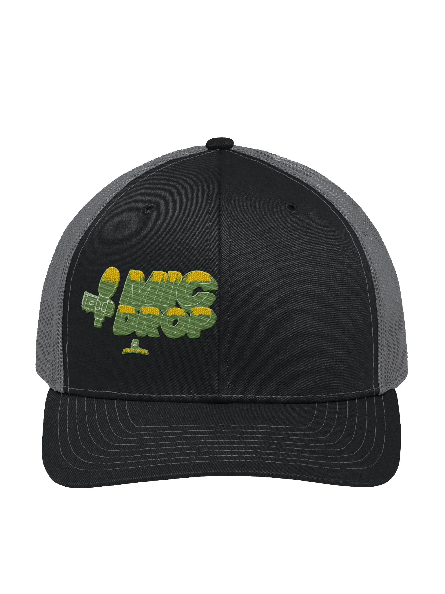 The Official Logo Mic Drop Trucker product image (1)