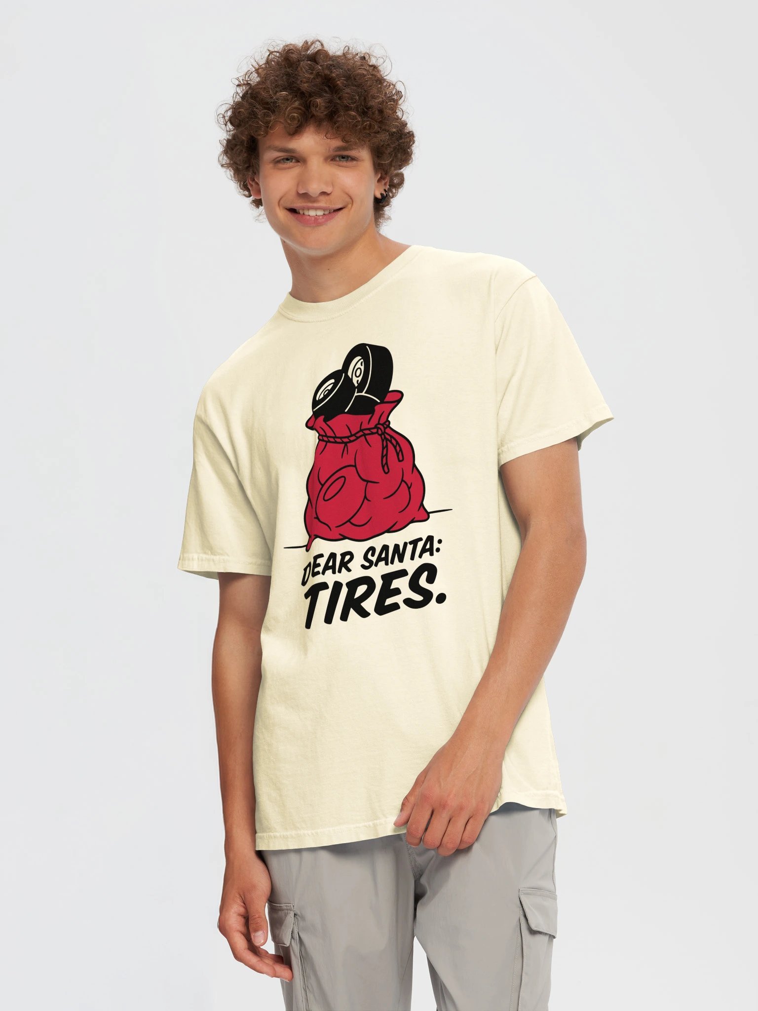 Dear Santa: Tires. Racer Tee product image (9)