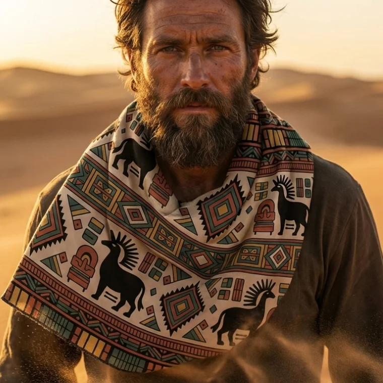 Nomad Scarf (Bandana) – Mexican Symmetry Edition 04 product image (1)