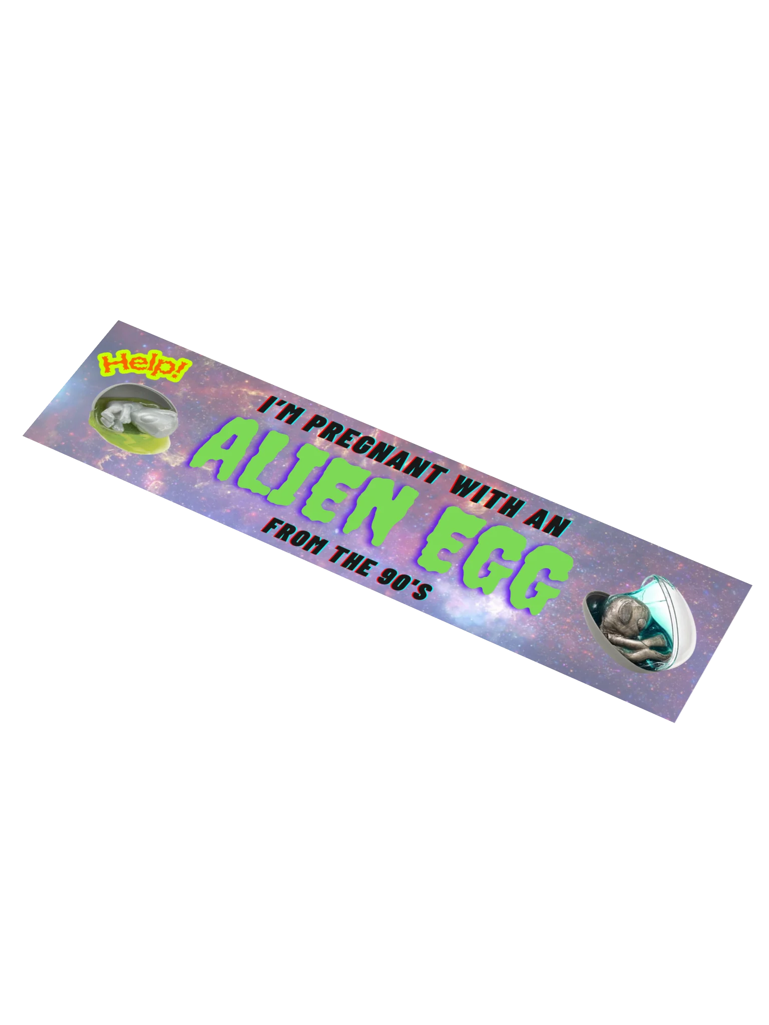 Alien Egg Bumper Sticker product image (1)