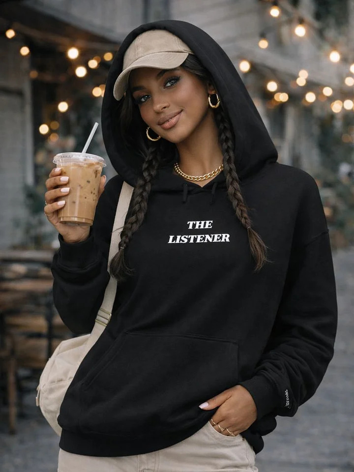The Listener Embroidered Hoodie product image (1)