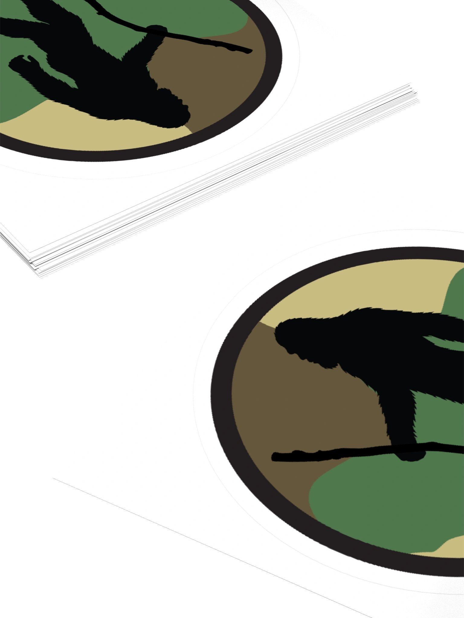 Sasquatch Stick-Walker Camo Vinyl Stickers / Feel the MO product image (3)
