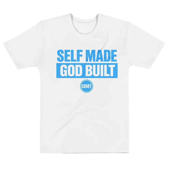 Self Made God Built Tee – Sky Blue Edition product image (1)