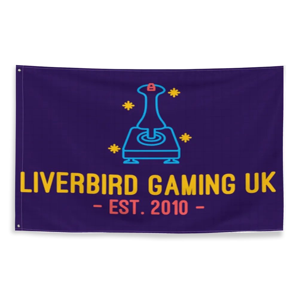 Liverbird Emblem All-Over Flag product image (2)