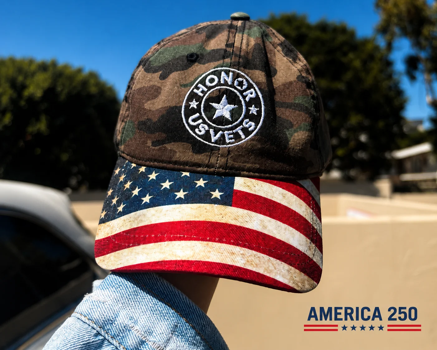 HONORUSVETS - AMERICANA CAMO HAT product image (3)