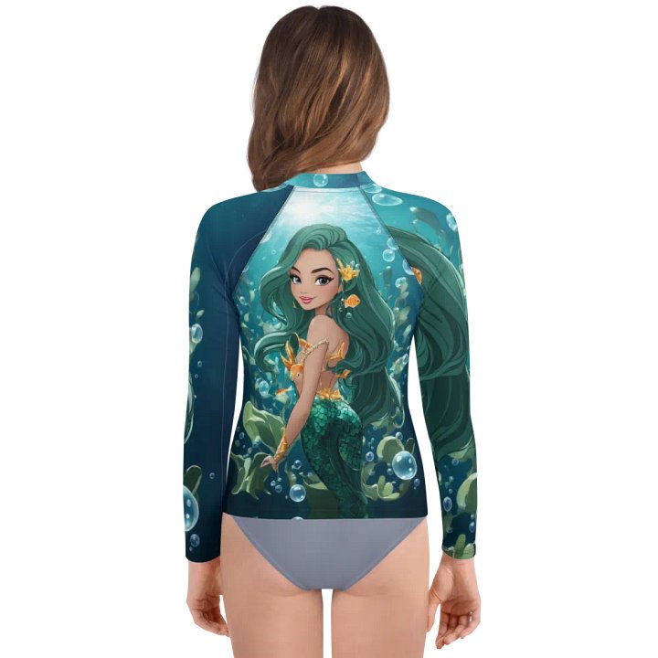 Mermaid Youth Rash Guard product image (2)