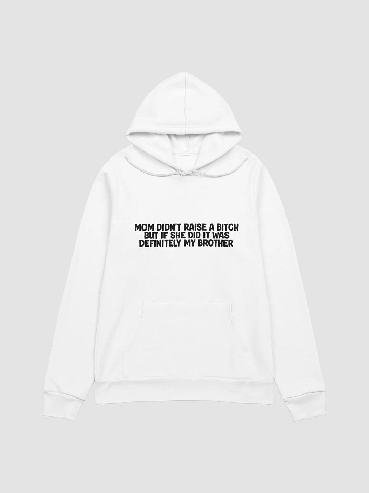 White Raised Brother Hoodie product image (1)