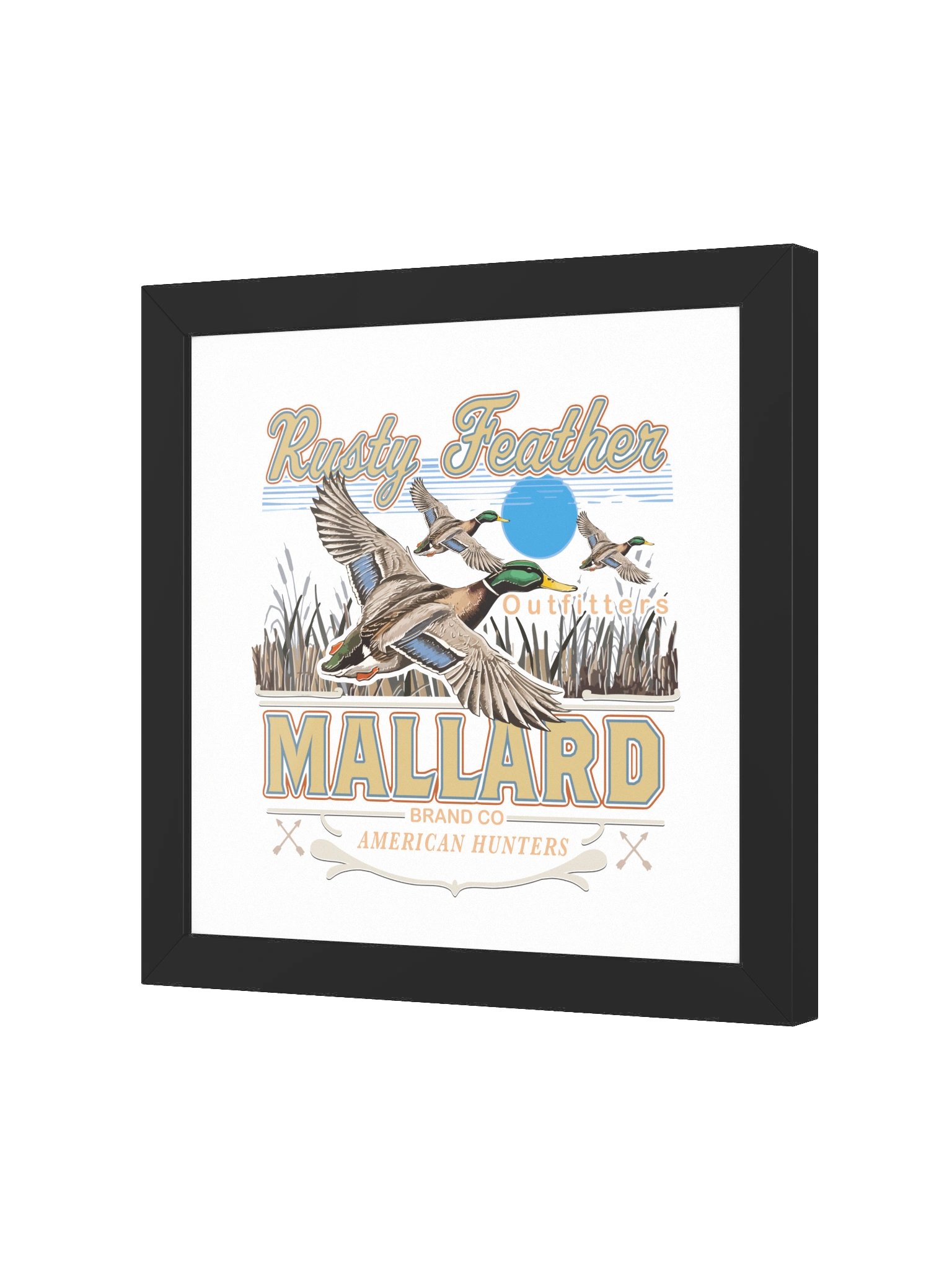 Rusty Feather Mallard Hunters Framed Poster product image (16)