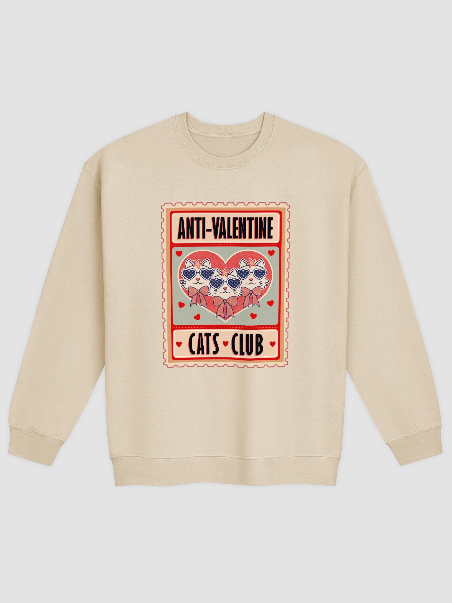 Galentine Cats Club - Crewneck Sweatshirt product image (1)