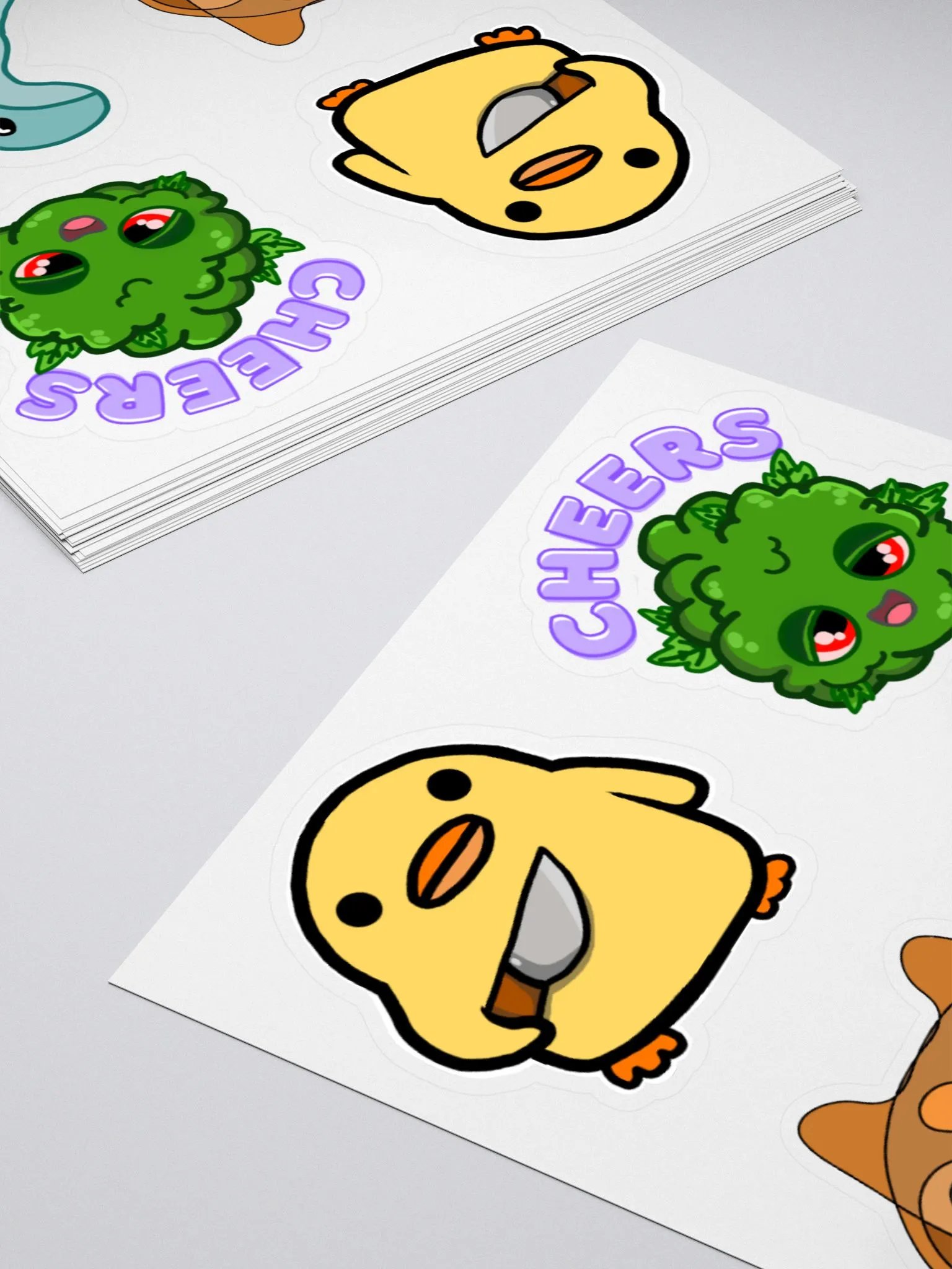 Whimsical Character Sticker Set product image (11)