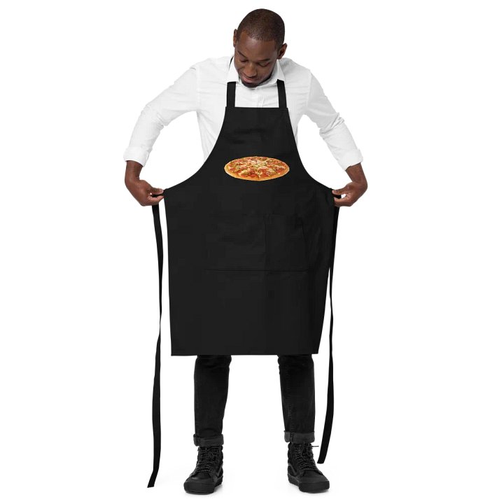 Jalapeno Pepperoni Pizza Printed Organic Apron product image (5)
