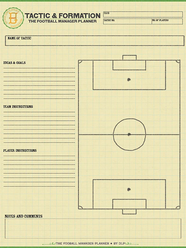 Football Manager Planner by the DLP product image (1)