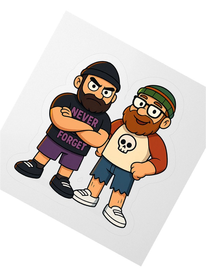Roger & Evil Sticker product image (2)