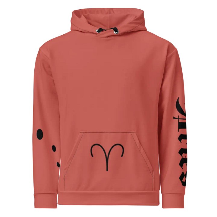 Coral Aries Unisex Hoodie product image (1)