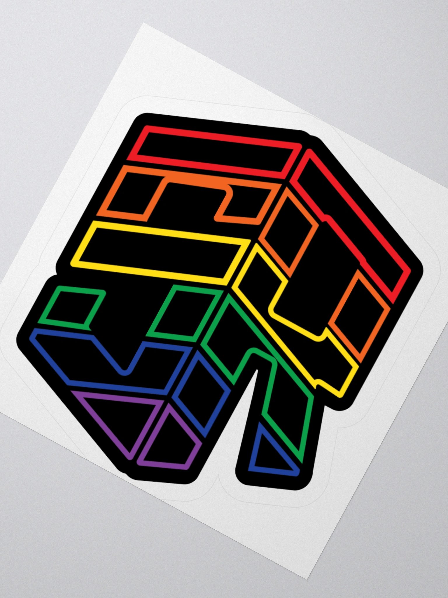 Outlined Pride Logo Sticker product image (6)
