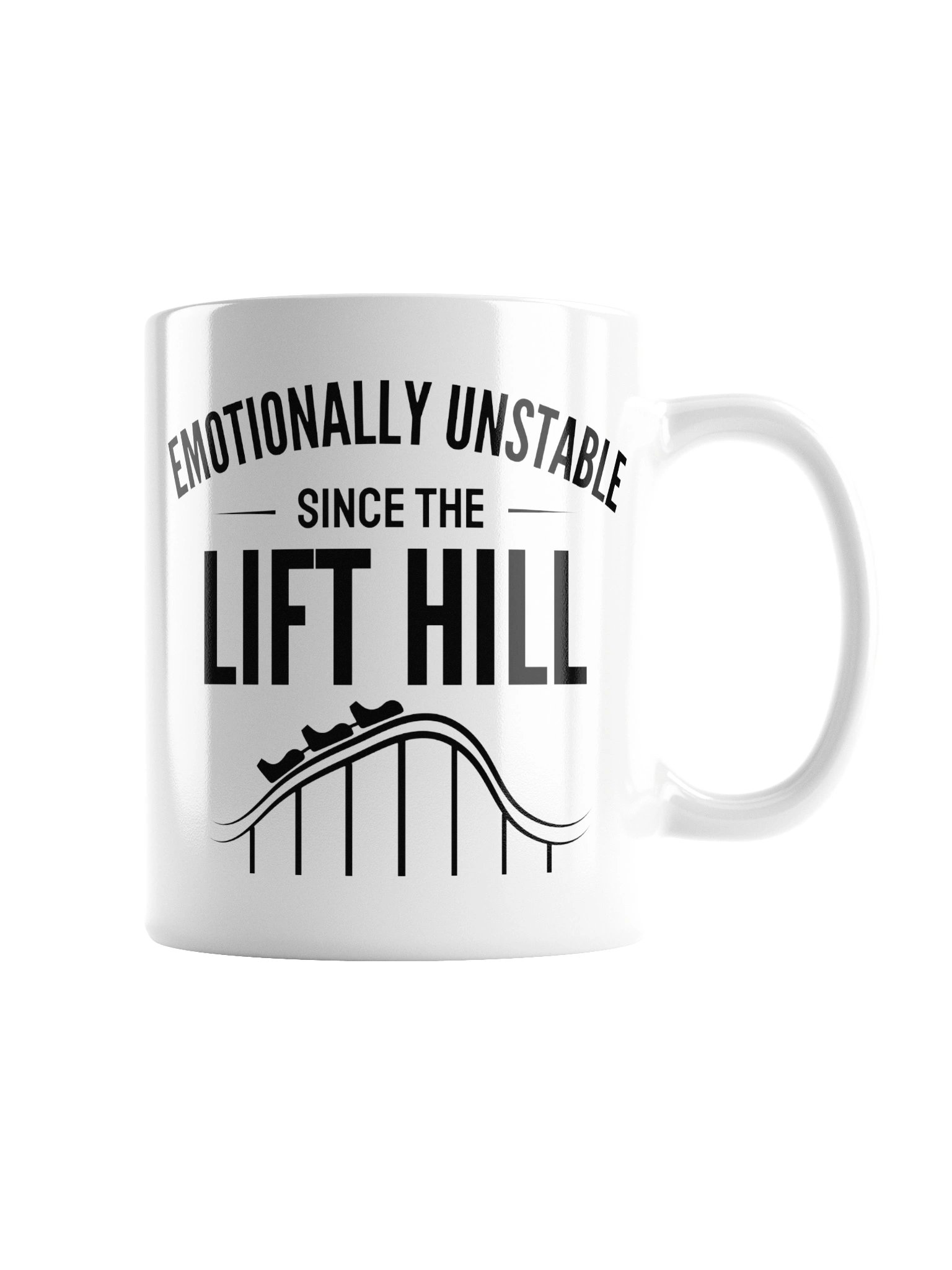 Emotionally Unstable Since the Lift Hill – Roller Coaster Coffee Mug product image (7)